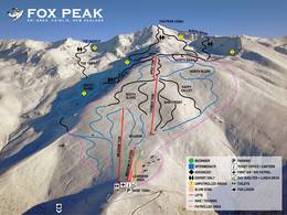 Pistekaart Fox Peak