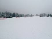 Beginnerspiste bij de skilift Donariè