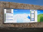 Informatiebord in het dal