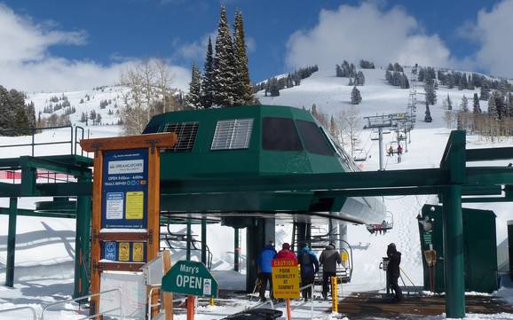 Skiliften Teton Range – Liften Grand Targhee