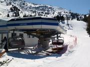 Stafel-Seetalhorn I - 4-persoons hogesnelheidsstoeltjeslift (koppelbaar) met kap