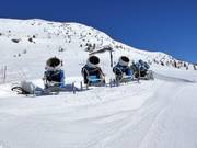 Sneeuwkanonnen in Bellwald