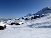 Uitzicht vanaf Untermatt op de Piz Mundaun
