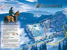 Pistekaart Rówienki – Jawornik (Wisła)