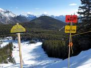 Toegang tot de extreem moeilijke pistes