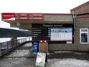 Pistekaart bij de cabinelift in Åre