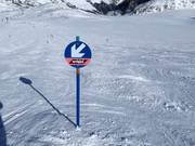 Duidelijke pisteafbakening