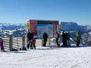 Informatiebord op de Steinplatte