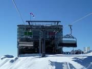 Kriegerhorn - 6-persoons hogesnelheidsstoeltjeslift (koppelbaar) met kap en stoelverwarming