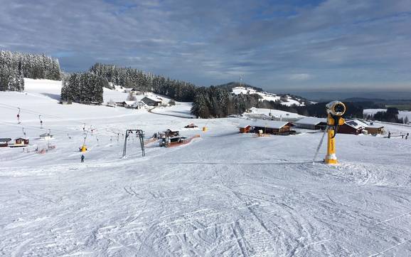 Beste skigebied in het Allgäuer Seenland – Beoordeling Schwärzenlifte – Eschach