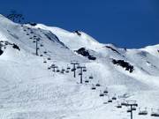 Tuxerjoch - 4-persoons hogesnelheidsstoeltjeslift (koppelbaar) met kap en stoelverwarming