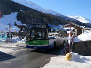 Skibus binnen Santa Caterina
