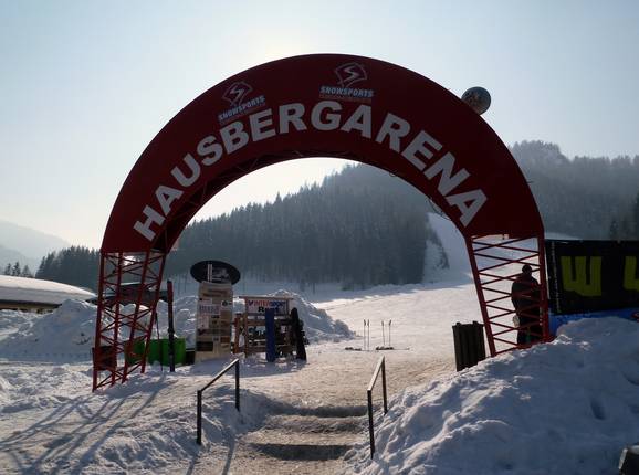 Welkom in de Hausbergarena in Waidring