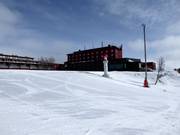 Vers geprepareerde piste in Högfjellet