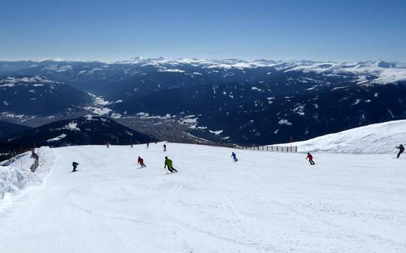 Grootste hoogteverschil in het Obere Murtal – skigebied Grosseck/Speiereck – Mauterndorf/St. Michael