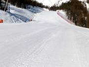 Mélèze piste onder de pendelbaan Las Donnas
