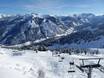 Niedere Tauern: Grootte van de skigebieden – Grootte Riesneralm – Donnersbachwald