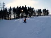 Piste in het bovenste gedeelte