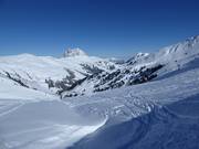 Veel vrije skiruimte