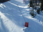 Sneeuwlansen aan de piste 3 Pařezovka