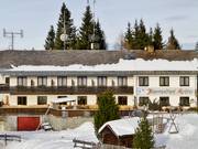Alpengasthof bij het bergstation van de Feldherrnhügellift