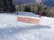 Toegang tot de moeilijke piste Olimpia