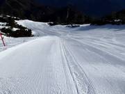 Geprepareerde piste op de Feuerkogel