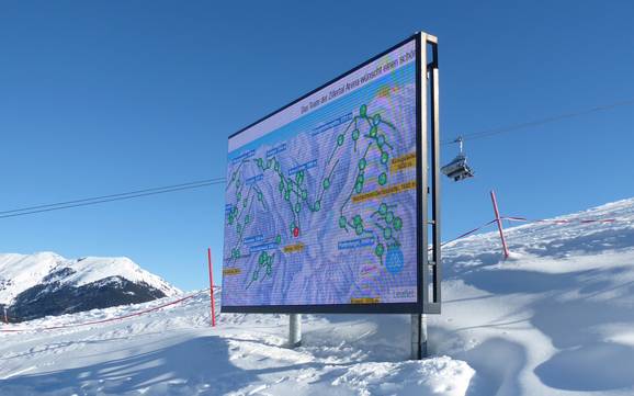 Zell-Gerlos: oriëntatie in skigebieden – Oriëntatie Zillertal Arena – Zell am Ziller/Gerlos/Königsleiten/Hochkrimml