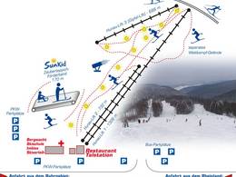 Pistekaart Hunau – Bödefeld