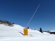 Sneeuwlans in het skigebied