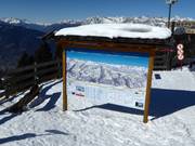 Omgevingsplattegrond bij het bergstation