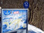 Informatiebord bij de parkeerplaats Dorf