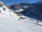 Dalafdaling naar de Dorfbahn Gerlos