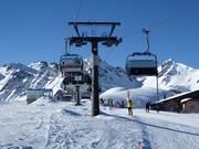 Pardiel-Laufböden - 4-persoons hogesnelheidsstoeltjeslift (koppelbaar) met kap