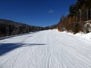 Makkelijke Lella-afdaling naar het dalstation