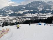 Start van de hoofdafdaling