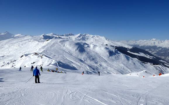 Grootste skigebied in het Val Lumnezia – skigebied Obersaxen/Mundaun/Val Lumnezia