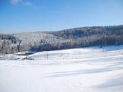 Het onderste gedeelte van het skigebied