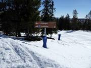 Pistebewegwijzering in het skigebied Idre Fjäll