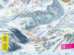 Pistekaart Pitztaler Gletscher (Pitztal-gletsjer)