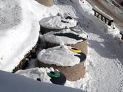 Afvalscheiding in Le Corbier