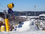 Veel vast geïnstalleerde sneeuwkanonnen op Turm zorgen voor bijzonder veel sneeuw