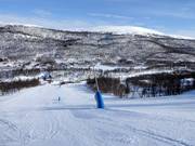 Sneeuwkanonnen in het skigebied Tänndalen