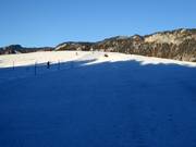 De gemakkelijke piste bij de Kollerlift
