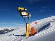 Krachtige besneeuwing bij de Hochzeiger