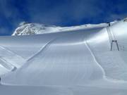 Brede afdaling bij de Schladminger Gletsjerlift