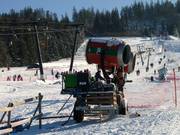 Sneeuwkanonnen bij de Mehliskopf