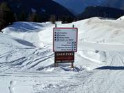 Pistebewegwijzering bij de Rollepas