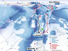 Pistekaart La Berra – La Roche