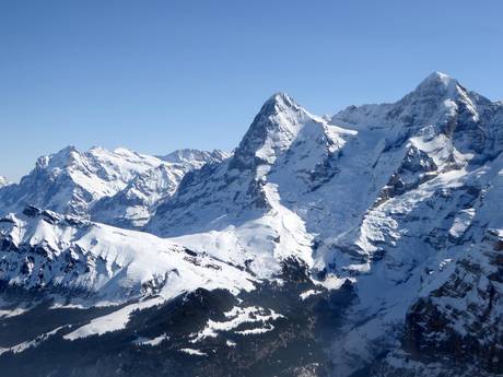 Bern: Grootte van de skigebieden – Grootte Kleine Scheidegg/Männlichen – Grindelwald/Wengen